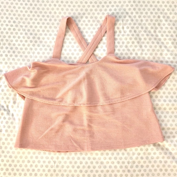 Madewell-Texture & Thread Tiered Tank Top - Picture 5 of 7